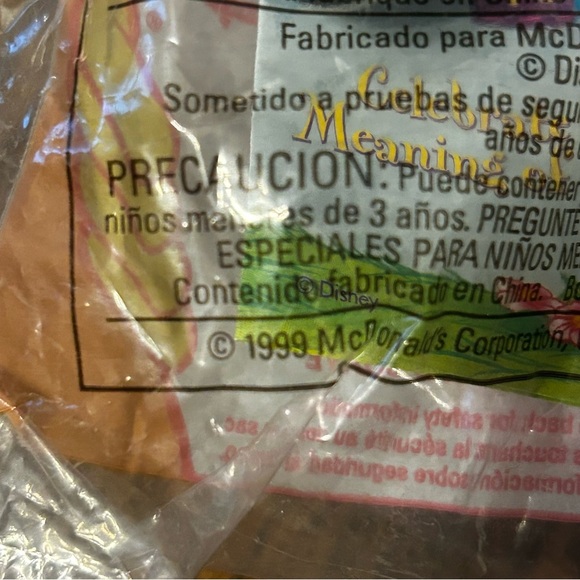 NWT NIP 1999 Winnie the Pooh Mcdonald’s happy meal toys Set of 4 Vintage - Picture 5 of 5